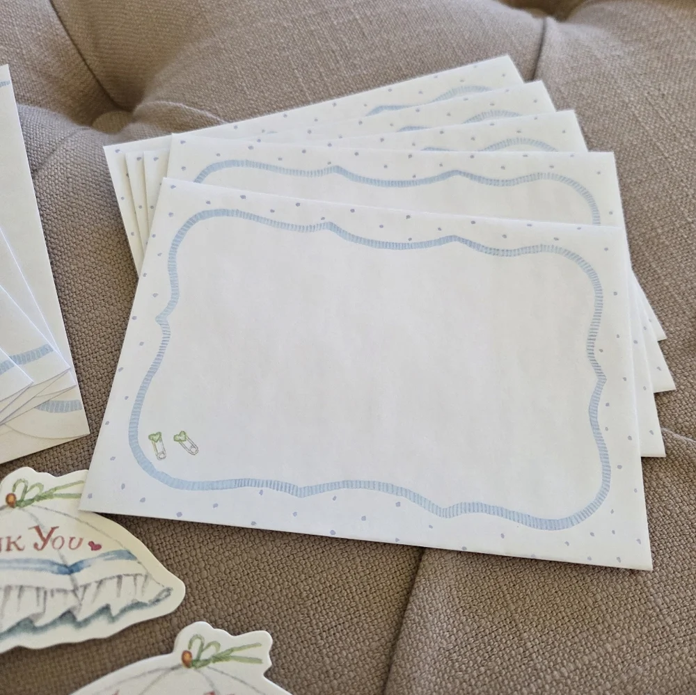 Susan Branch Baby Shower Thank You Notes Set Of 10 Dated 2001